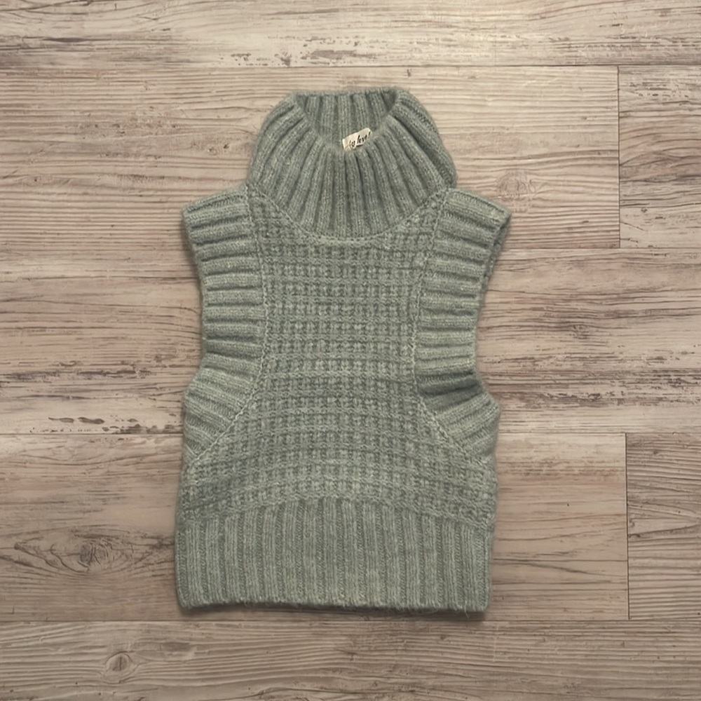 NWT For Love & Lemons Green Dominique Knit Tank XXS - Picture 4 of 5